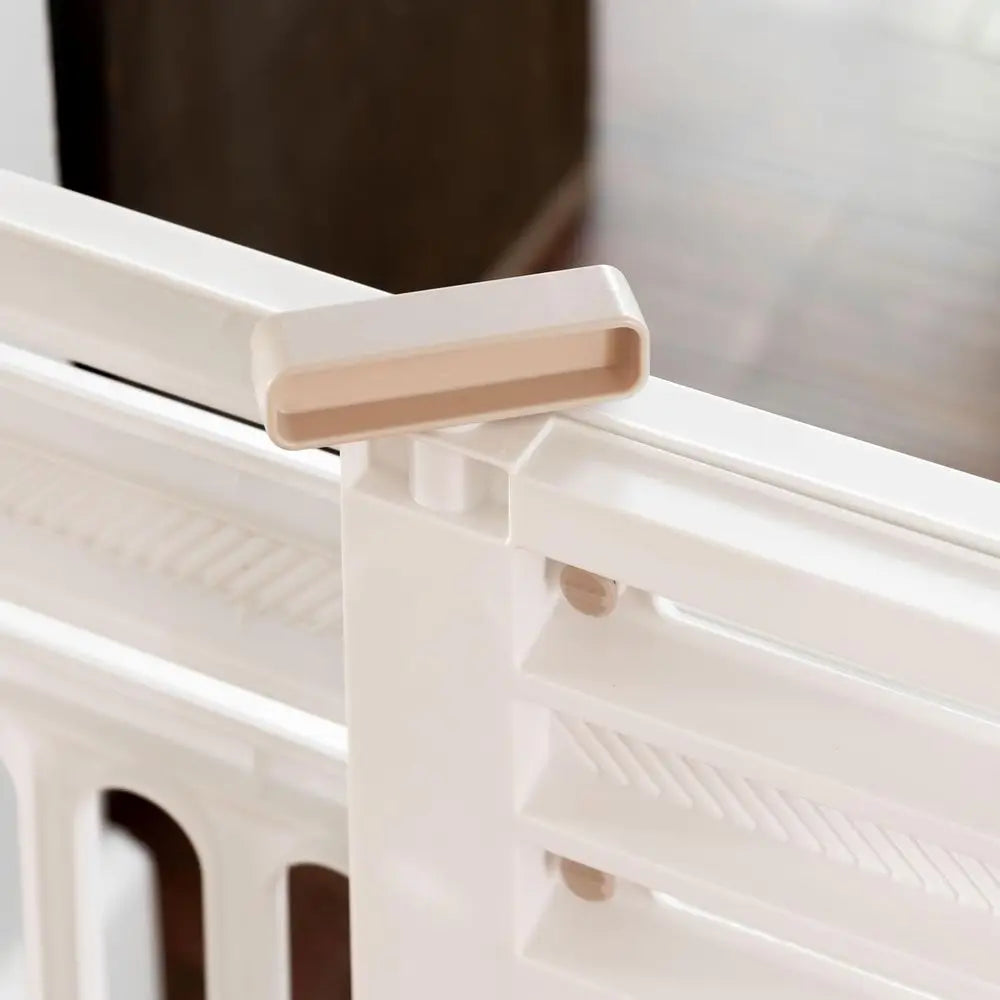 24"-39" Dog Gate, Adjustable Indoor Pet Barrier, Pet Gate for Puppy, Small Dog, Cat, Easy Twist-to-Lock for Doorways & Stairs, P