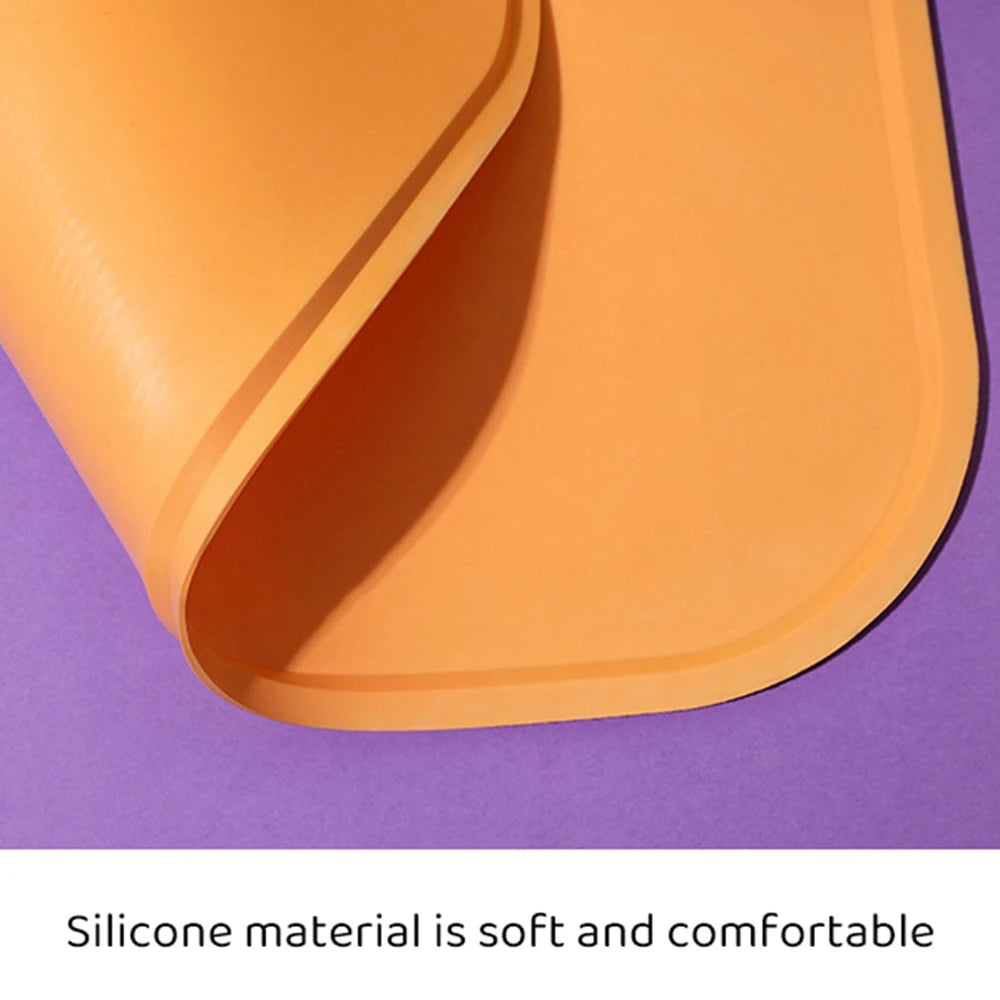 Silicone Pet Feeding Mat Dog Cat Bowl Food Mat Non-Stick Waterproof Pet Food Feeding Pad Puppy Feeder Water Cushion Placemat
