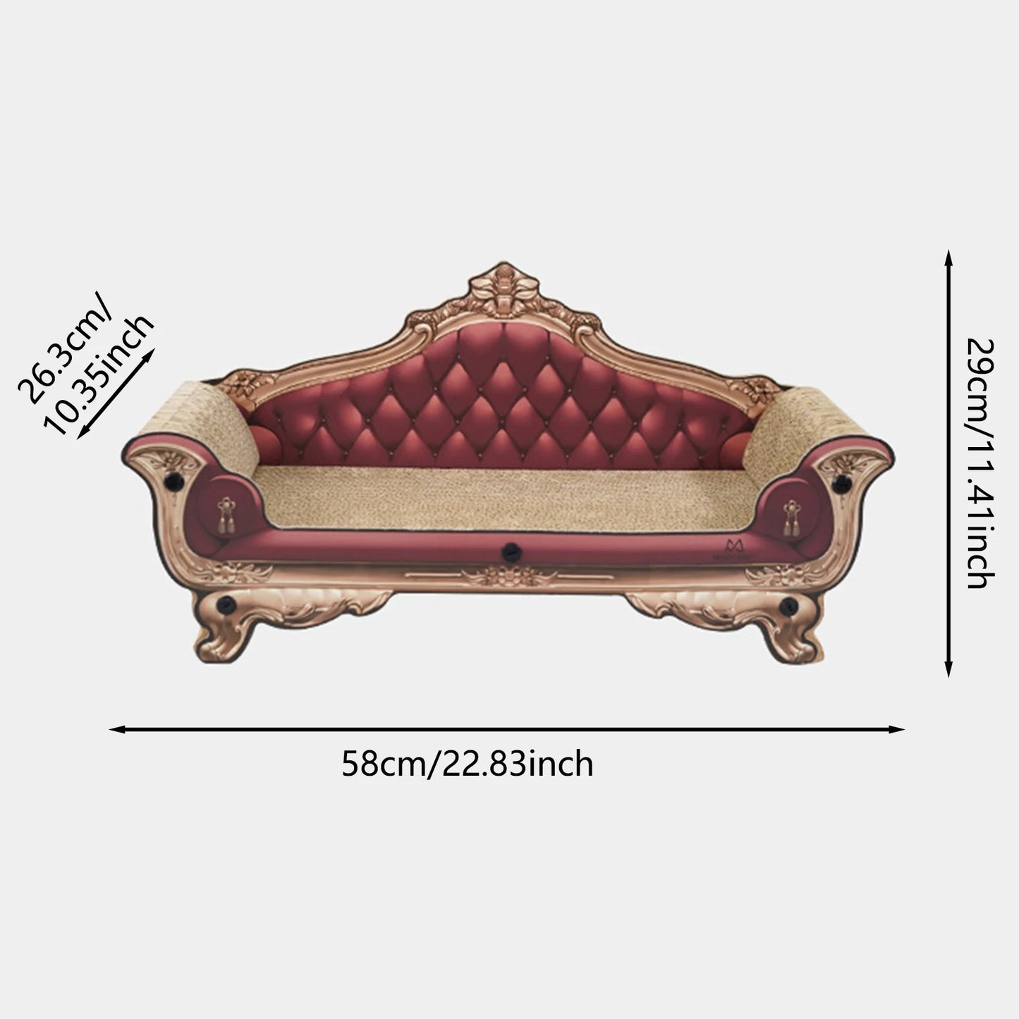 Large Cat Scratcher Couch Cat Sofa Bed Wear-resistant Scratch Lounge Cat Bed Cardboard Toy Pet Supplies Cat Accessories