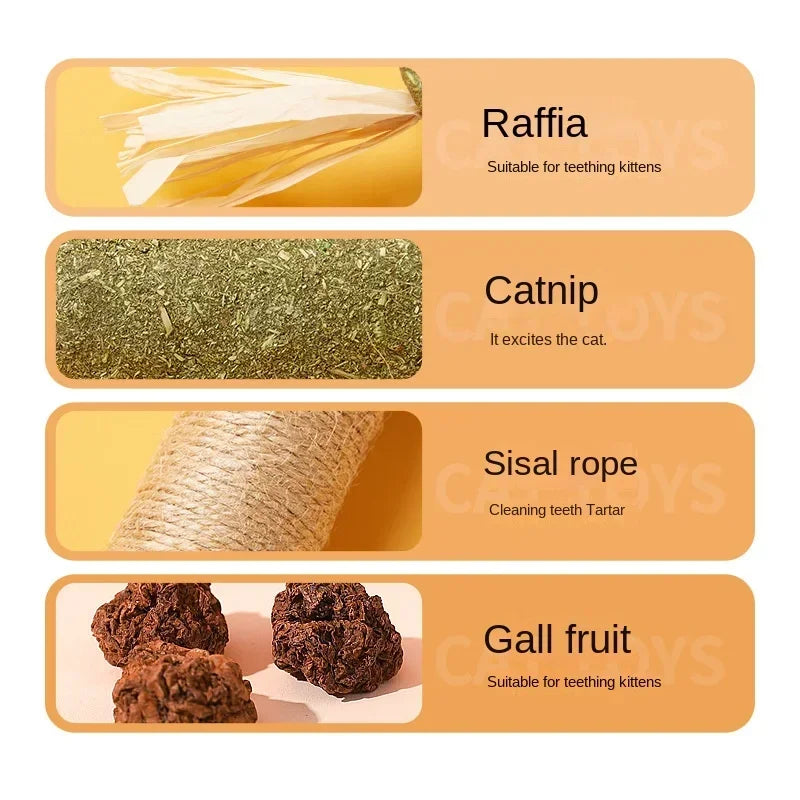 Cat Toys Silvervine Chew Stick Pet Snacks Sticks Natural Stuff with Catnip for Kitten Cats Cleaning Teeth Cat Accessories Katze