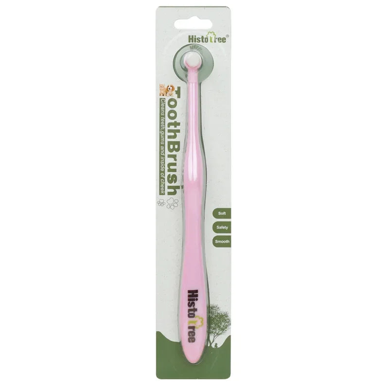 Round Head Toothbrush for Dog Remove Bad Breath and Tartar Dental Care Soft Brush Oral Cleaning Tools for Dogs and Cats Supplies