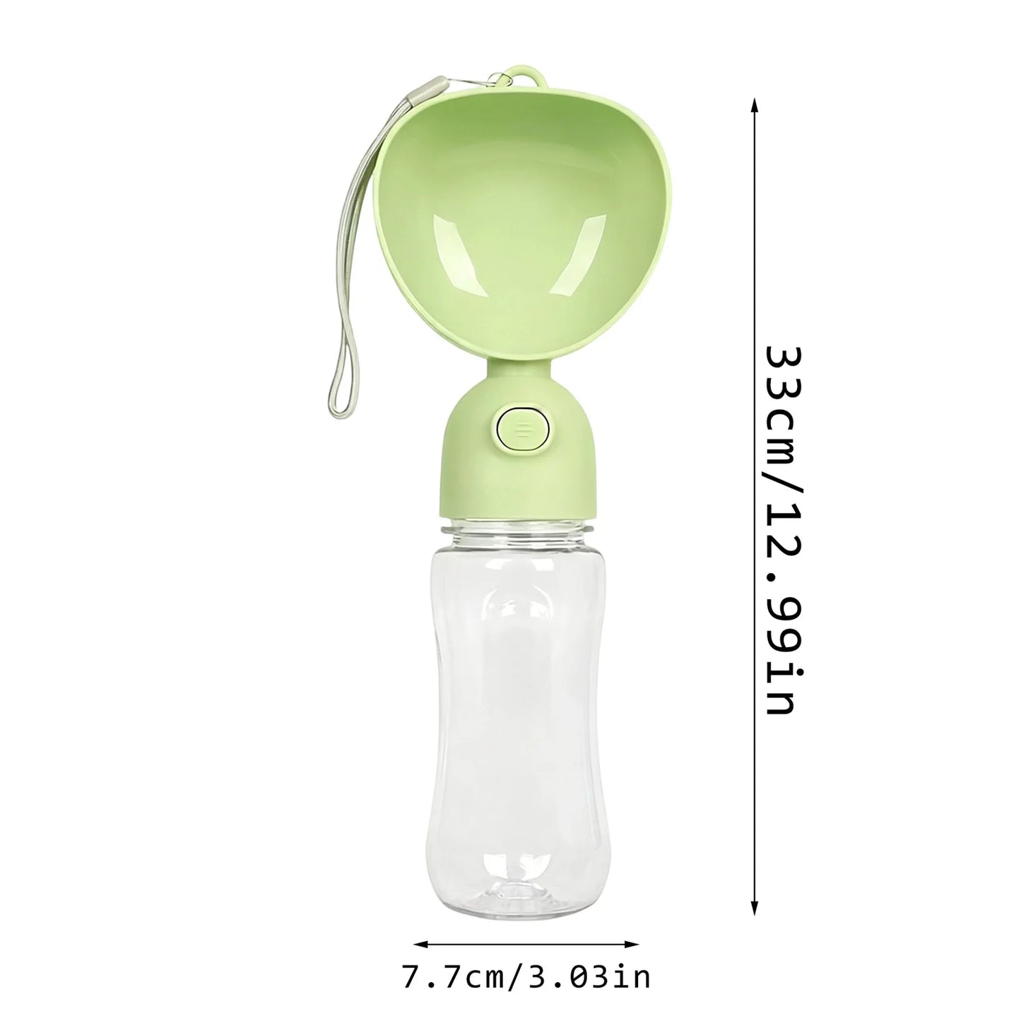 Generic Portable Dog Water Bottle Orange Polypropylene Pet Dispenser With Food Container For Walking Travel Hiking pet accessori