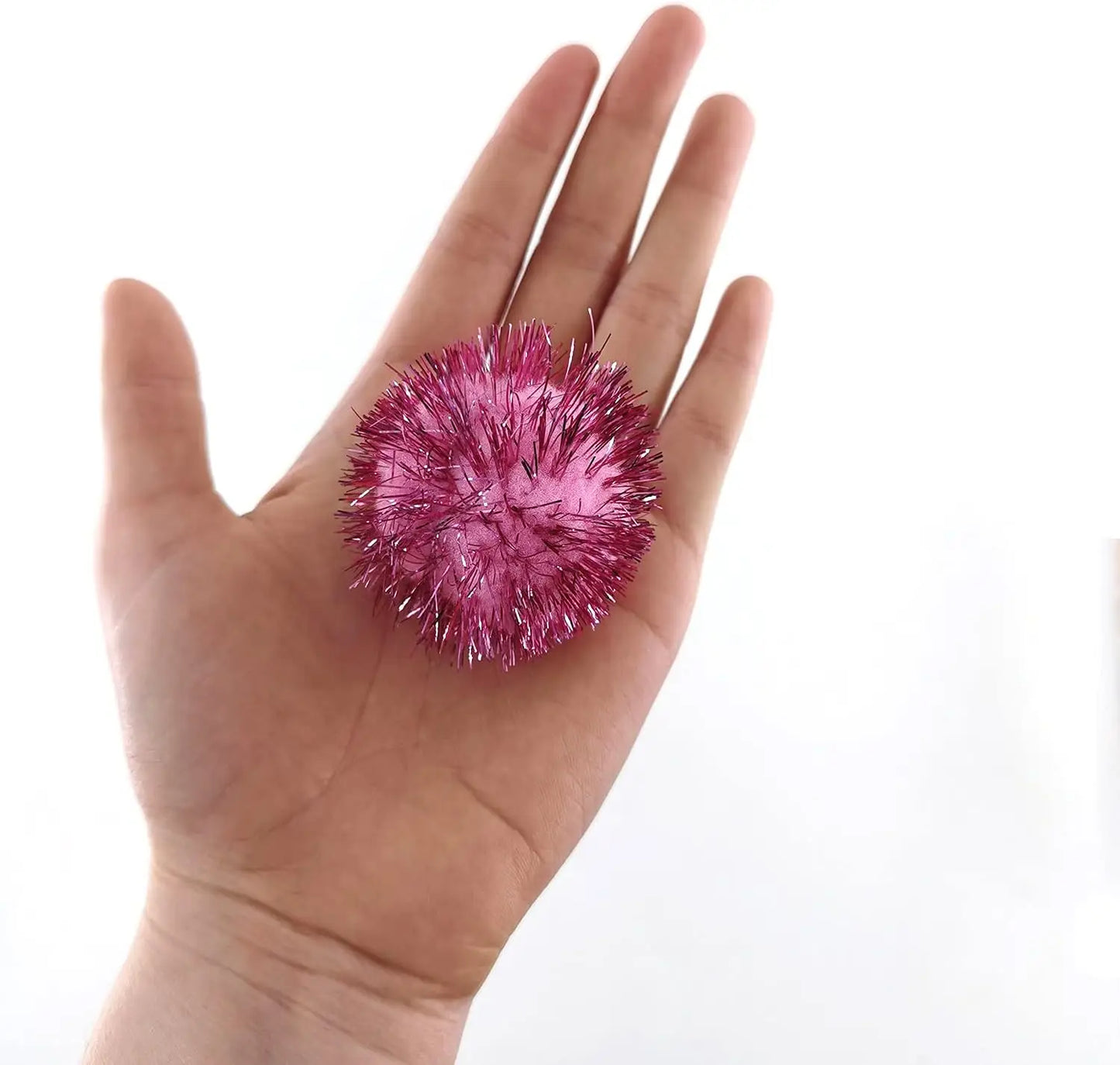 20 Sparkling Balls of Various Colors - Cat's Favorite Toy Ball Sparkling.