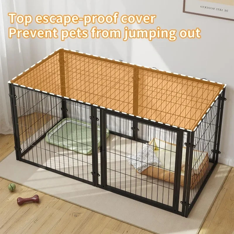 Heavy Duty Large Dog Crate, 48 "long X 24" Height, Dog Crate, Dog Kennel, Pet Crate, Indoor Outdoor, XL, Black