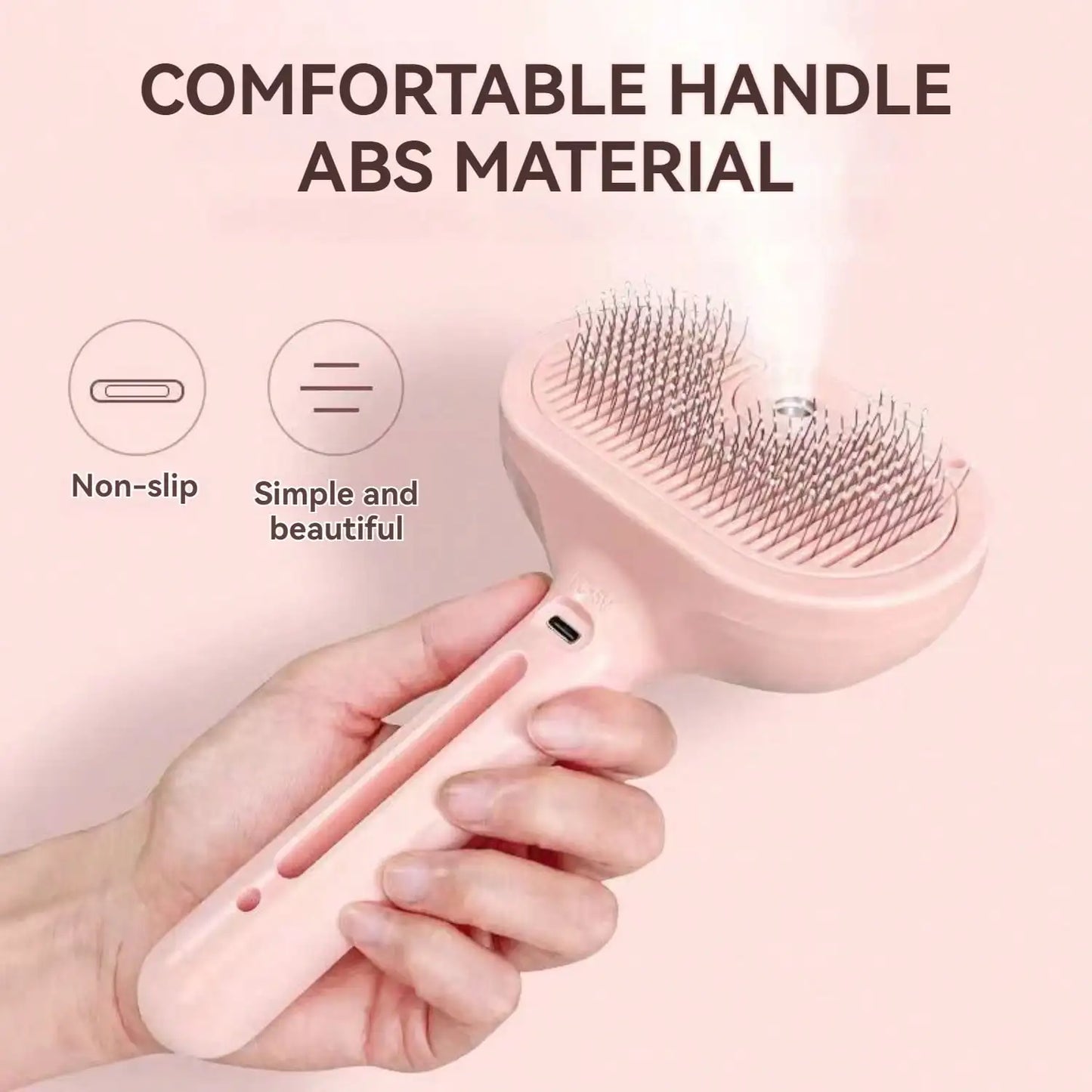 Cat Steam Brush, Spray Cat Brush, Pet Spray Hair Removal Comb for Shedding and Grooming, Water Brush for Cats Dogs Small Animals
