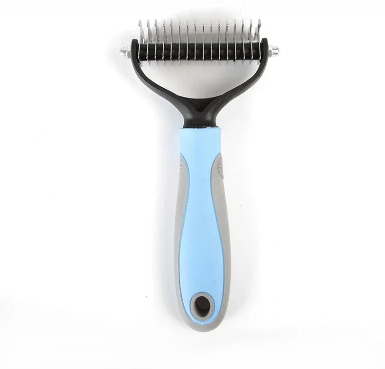 Pets Fur Knot Cutter Dog Grooming Shedding Tools Pet Cat Hair Removal Comb Brush Double sided Pet Products Suppliers