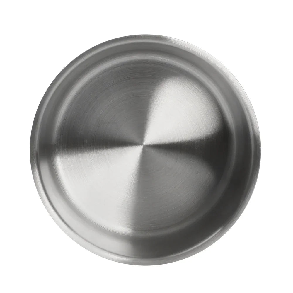 Stainless Steel Double Wall Dog Feeding Bowl Non Skid Pet Dish Keeps Food Warm Cold Ideal All Dog Breeds