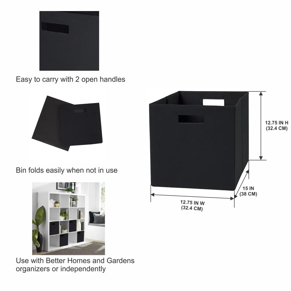 Fabric Cube– Pet Toy & Treat Storage Bin Collapsible Organizer with Carrying Handles Ideal Toys Storage