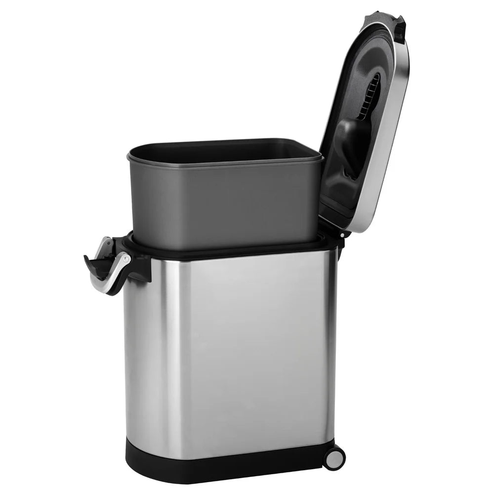 30 Liter Pet Food Storage Container Airtight Seal Magnetic Scoop Dog Cat Bird Feed Bulk Storage Ergonomic Handle Pet-Proof