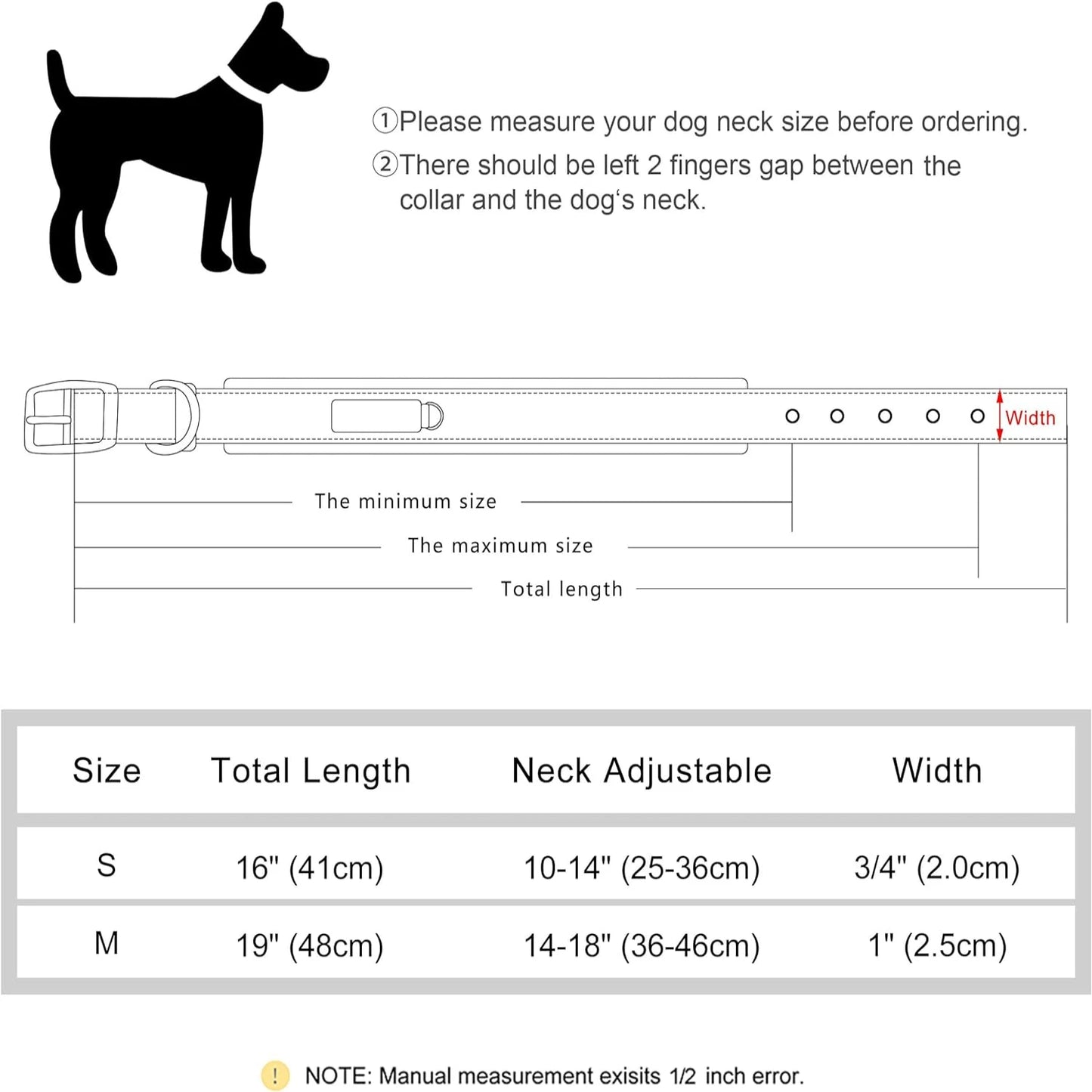 Added Comfort Soft, Comfortable, and Convenient Red Neoprene Nylon Adjustable Dog Collar for Small/Medium Dogs - Perfect Easy-to