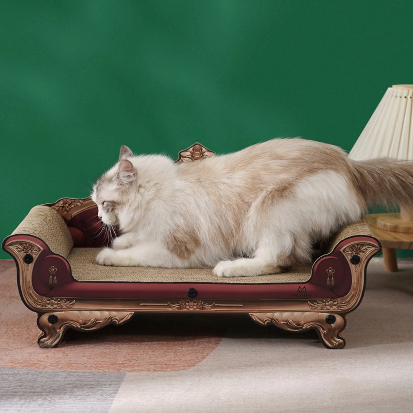 Large Cat Scratcher Couch Cat Sofa Bed Wear-resistant Scratch Lounge Cat Bed Cardboard Toy Pet Supplies Cat Accessories