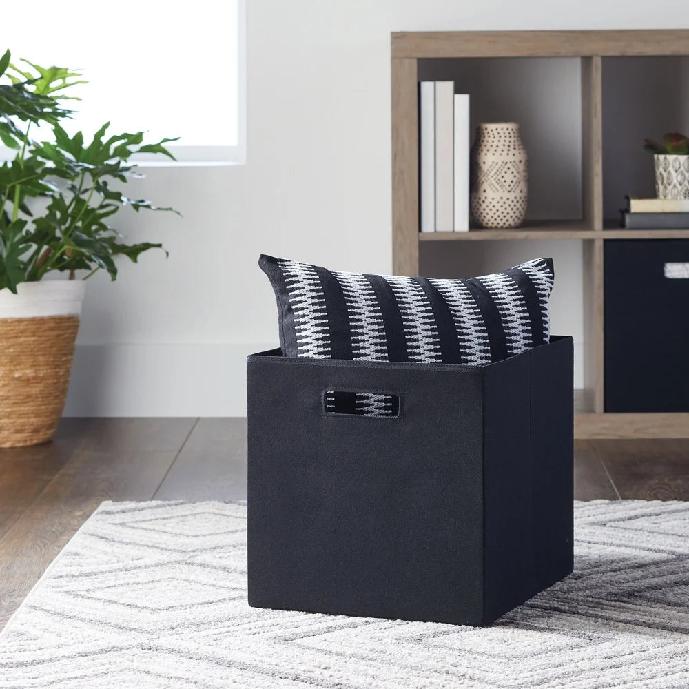 Fabric Cube– Pet Toy & Treat Storage Bin Collapsible Organizer with Carrying Handles Ideal Toys Storage