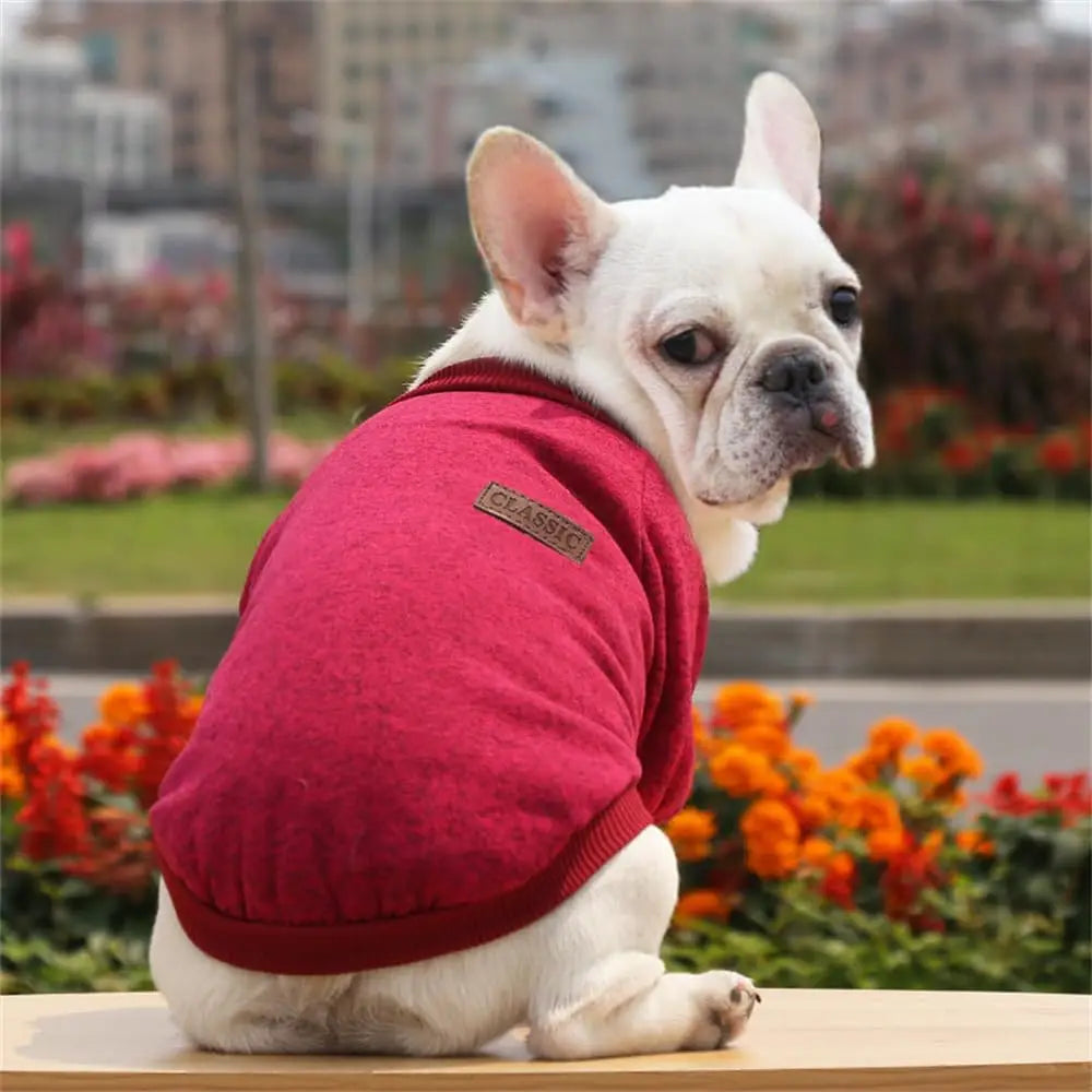 Dog Sweater Dog Clothes Warm Dog Sweater for Fall/Winter