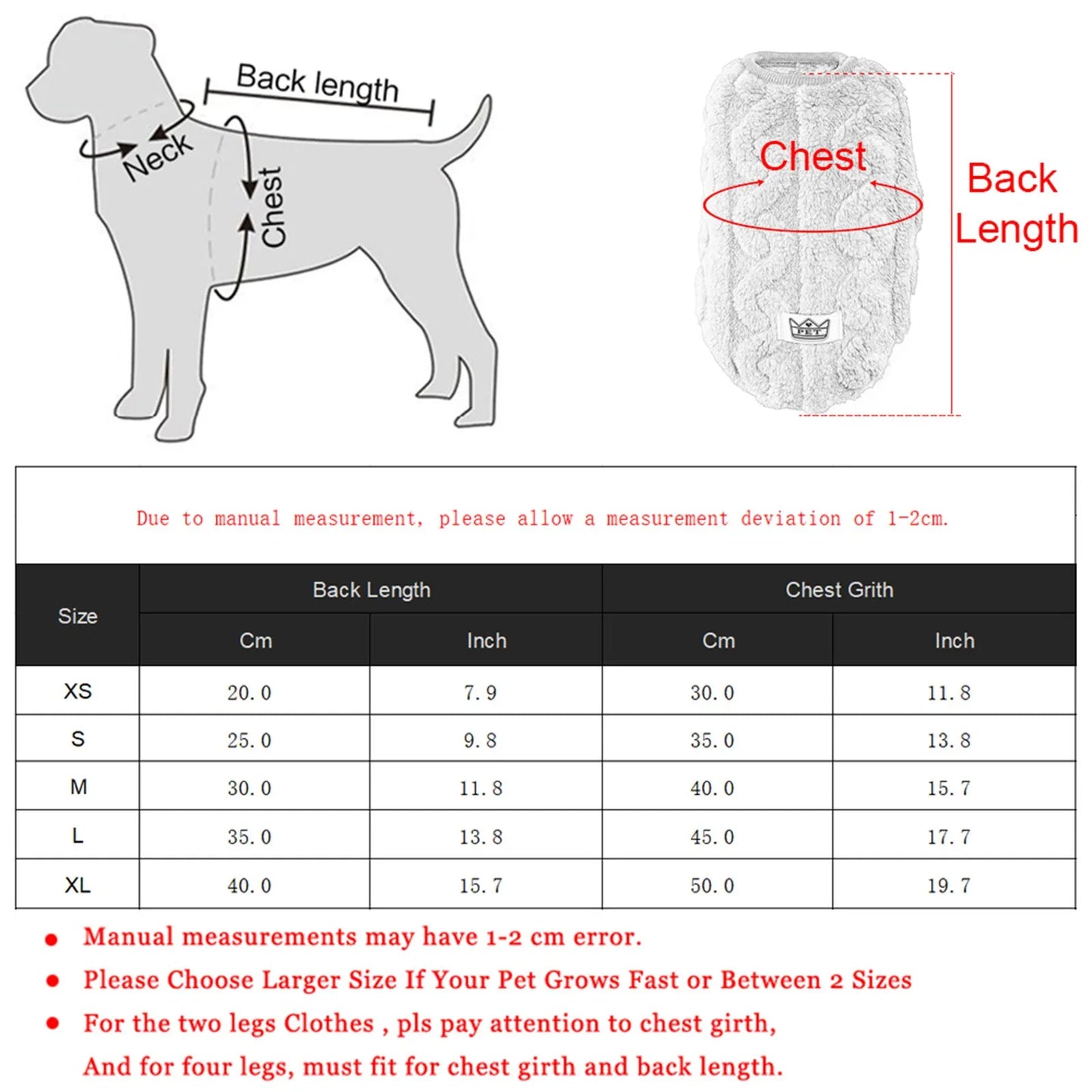 Soft Fleece Dog Clothes For Small Dogs Cats Sweater Winter Warm Puppy Vest Apparel French Yorkshire Pet Costume