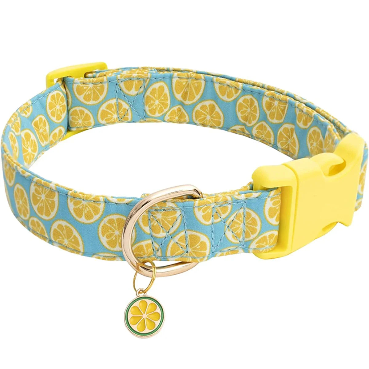 fruit pattern Pet dog collar with Fruit metal pendant do for Cat Puppy Dog Kawaii dog collar Puppy Cute cat collar