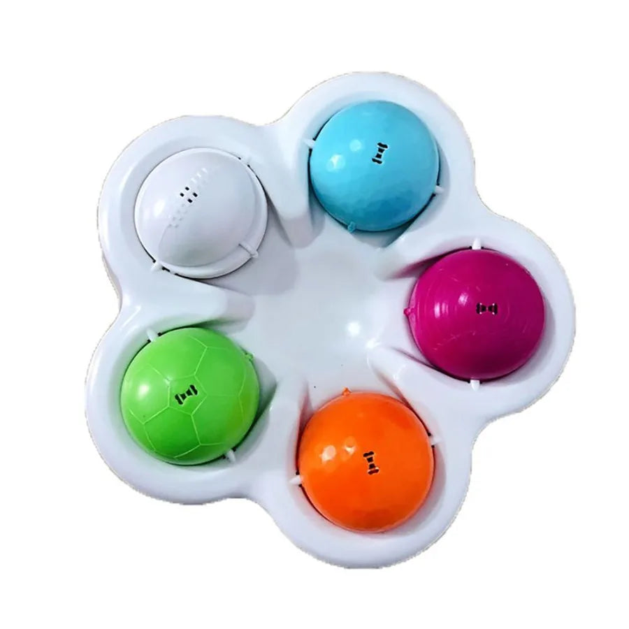 Dog Treat Dispenser Puzzle Feeder Pets Interactive Iq Toy Feeding Game NonSlip Puppy Slow Feeder Pet Leakage Toy