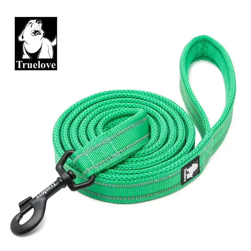 Soft Pet Leash Reflective Nylon Mesh Padded Puppy Large Dog or Cat Walking Training 11 Color 200cm TLL2112 Dropshipping
