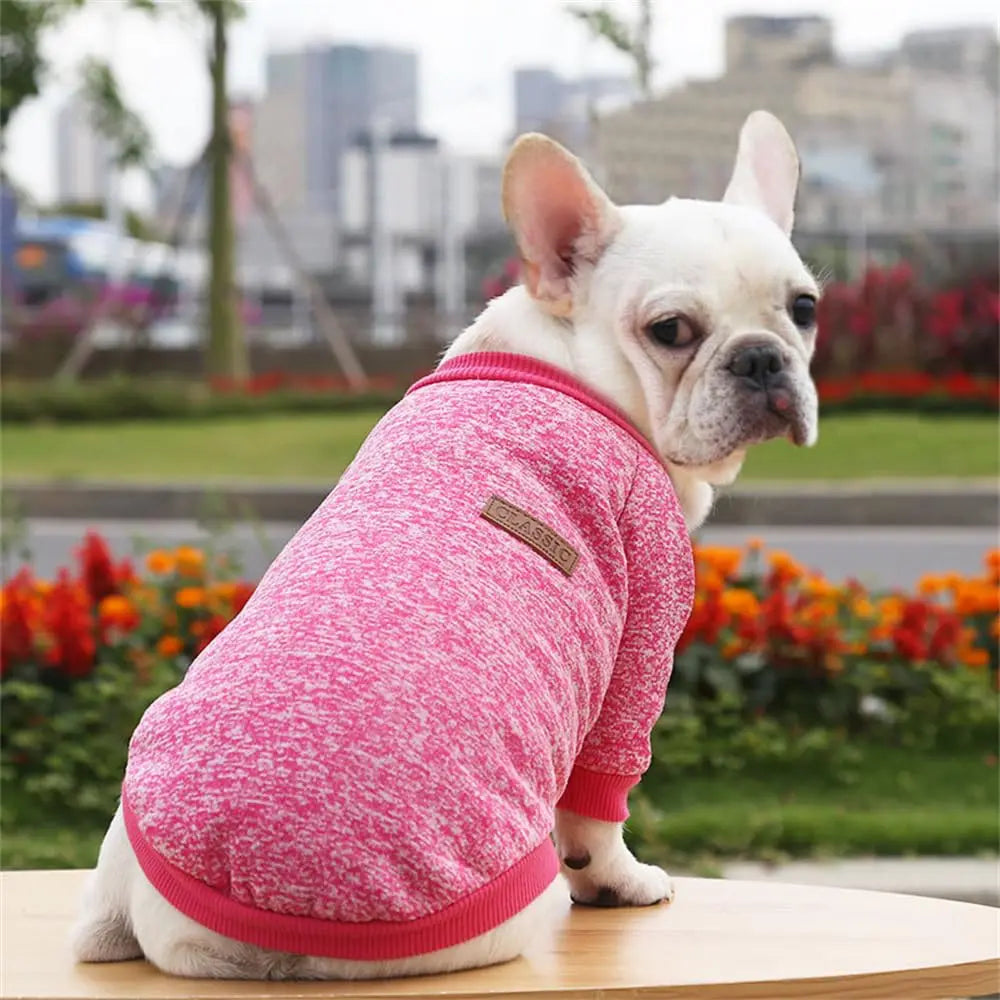 Dog Sweater Dog Clothes Warm Dog Sweater for Fall/Winter
