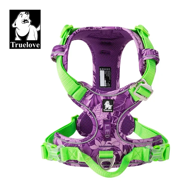Pet Explosion-proof Dog Harness Camouflage Reflective Nylon Special Edition and Upgrade Version Easy to Adjust TLH5653
