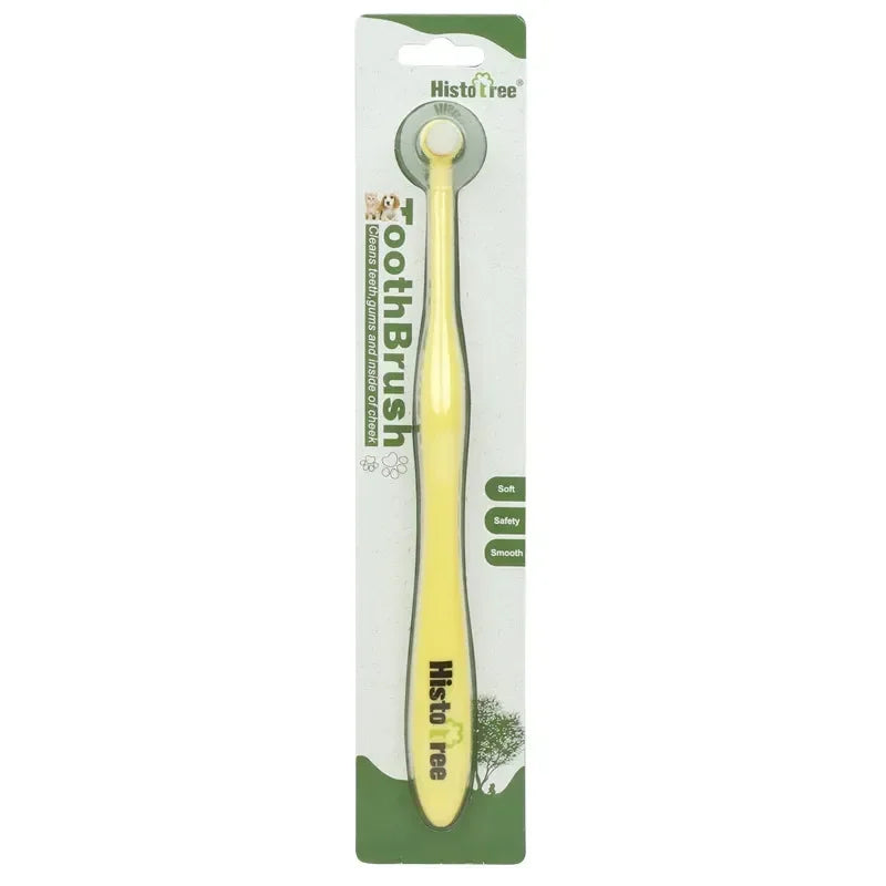 Round Head Toothbrush for Dog Remove Bad Breath and Tartar Dental Care Soft Brush Oral Cleaning Tools for Dogs and Cats Supplies