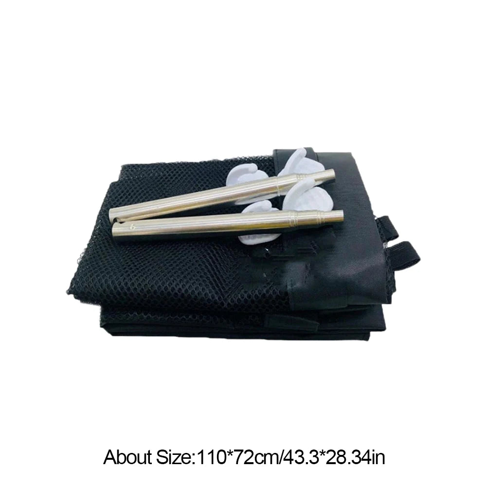 Dog Gate Portable Folding Mesh Gate Pets and Child Safety Gates Pet Barrier Fences for Stairs Doorways Hallways Indoor Outdoor