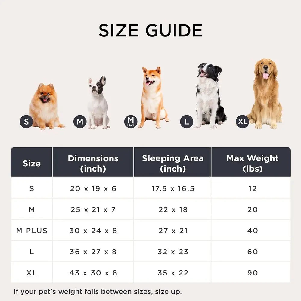 Large Dog Orthopedic Bed - Removable Cover, Rectangle Corduroy Fleece, 36x27x8in Blue