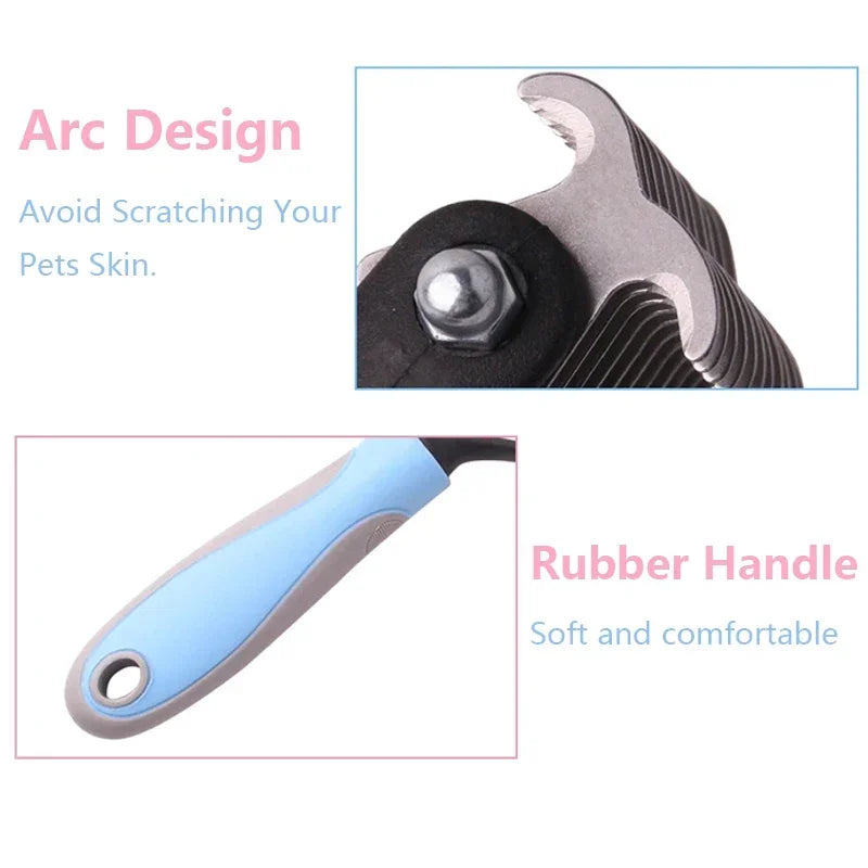 Pets Fur Knot Cutter Dog Grooming Shedding Tools Pet Cat Hair Removal Comb Brush Double sided Pet Products Suppliers