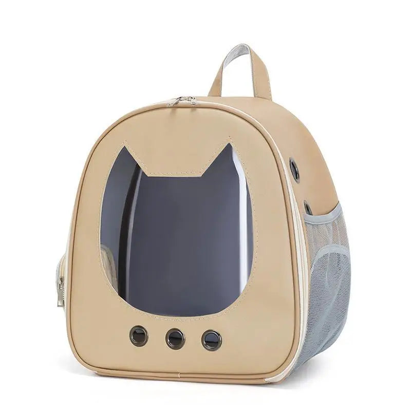 Foldable Cat Carrier Backpack - Lightweight Breathable Pet Travel Bag