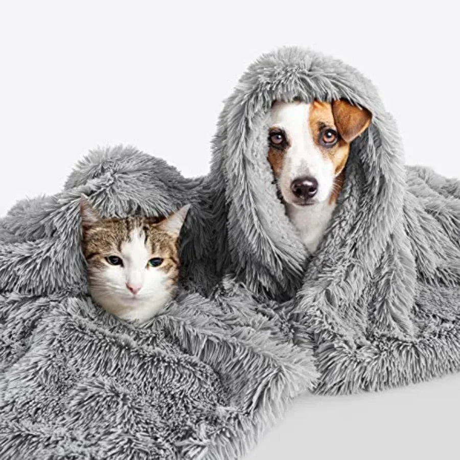 Luxury Fluffy Dog Blanket Era Soft and Warm Sherpa Fleece Pet Blankets for Dogs Cats Plush Furry Faux Fur Puppy Throw Cover 20'