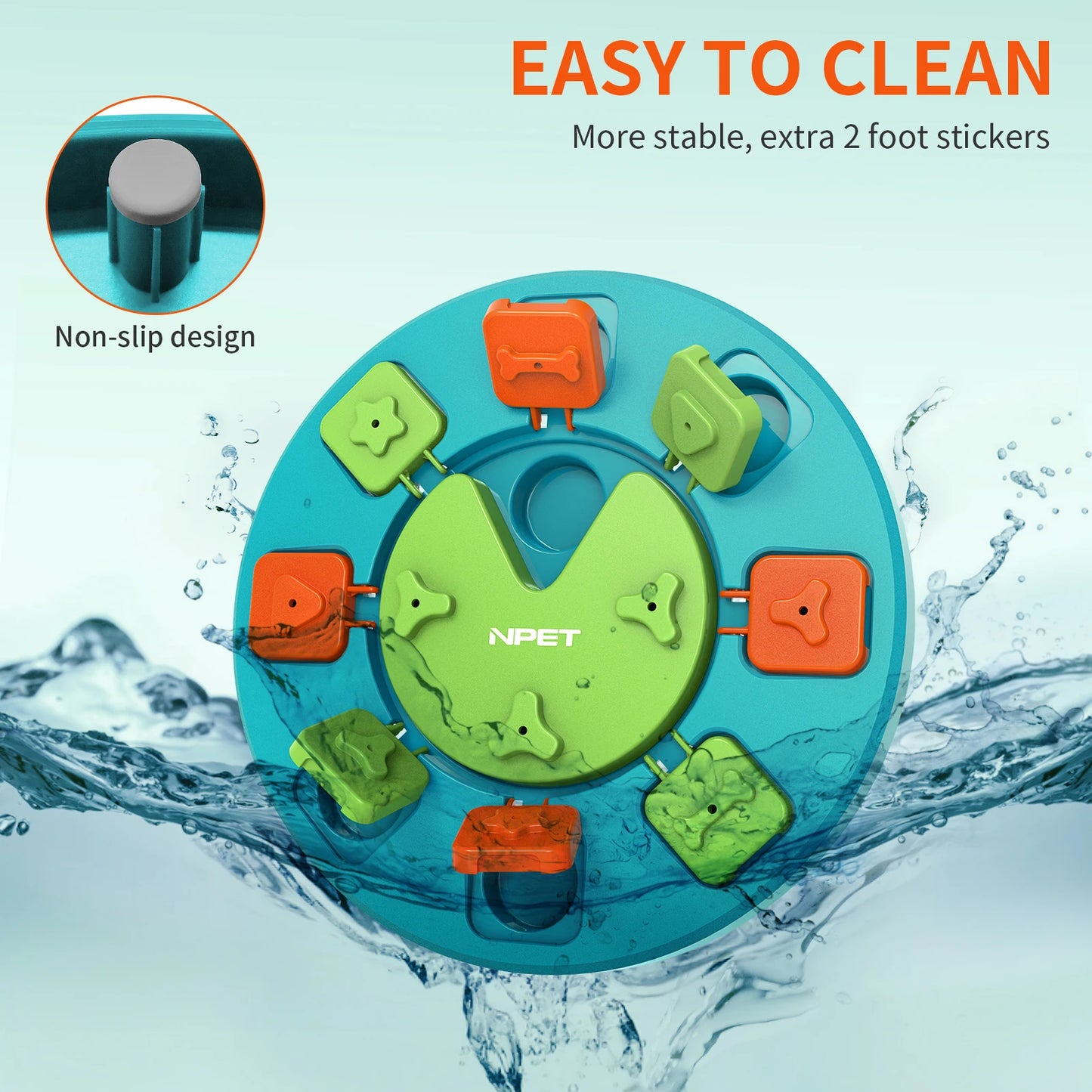 NPET Dog Puzzle Toy Slow Feeder For IQ Training & Mental Enrichment