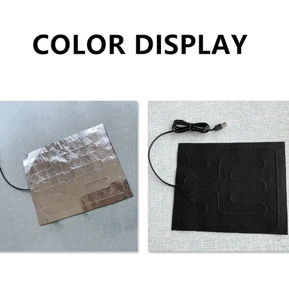 USB Folding Heated Seat Cushion Dog /Cat Winter Electric Warming Mat Waterproof Car Seat Heating Pet Cushion