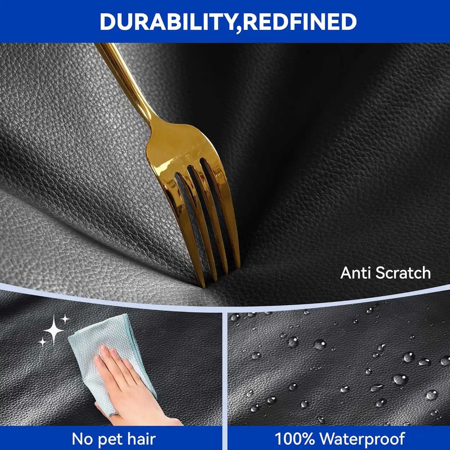 Dog Car Seat Cover Leather Waterproof Nonslip Scratchproof Protector SUV Truck Back Seat Pets Universal Travel Mat