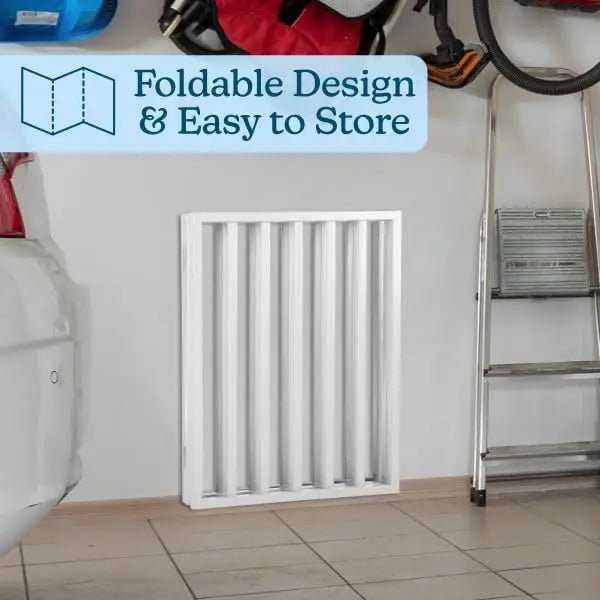 Pet Gate - 3-Panel Indoor Foldable Dog Fence for Stairs, Hallways, or Doorways - 55x24-Inch Retractable Freestanding Dog Gates b