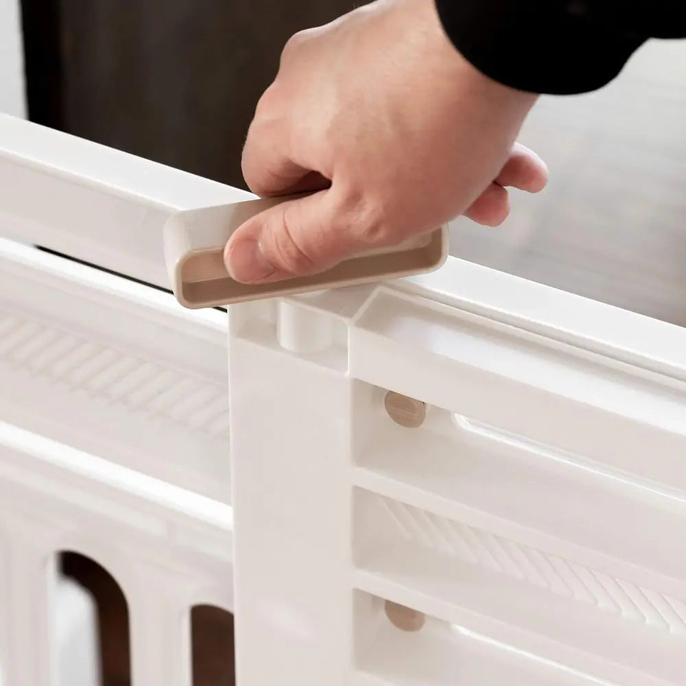 24"-39" Dog Gate, Adjustable Indoor Pet Barrier, Pet Gate for Puppy, Small Dog, Cat, Easy Twist-to-Lock for Doorways & Stairs, P