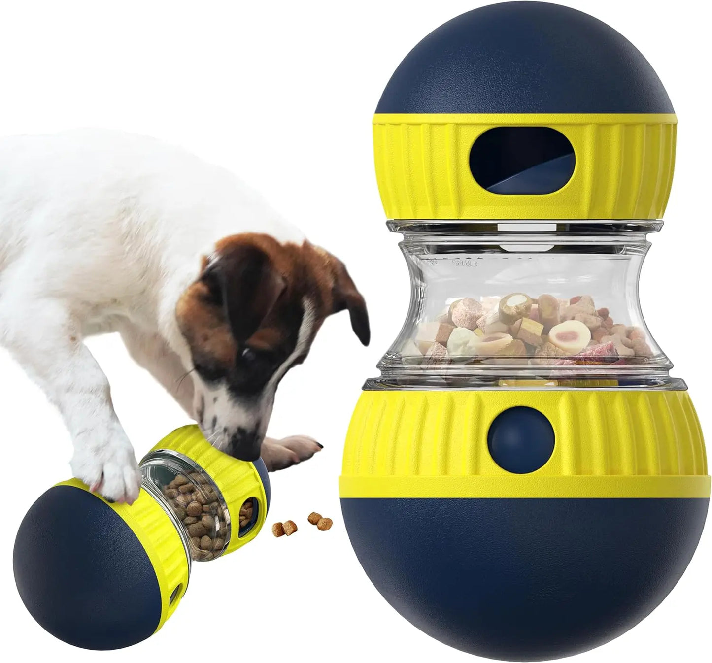 Large-Capacity Dog Treat Dispenser Ball – Interactive Puzzle Feeder for Small & Medium Breeds