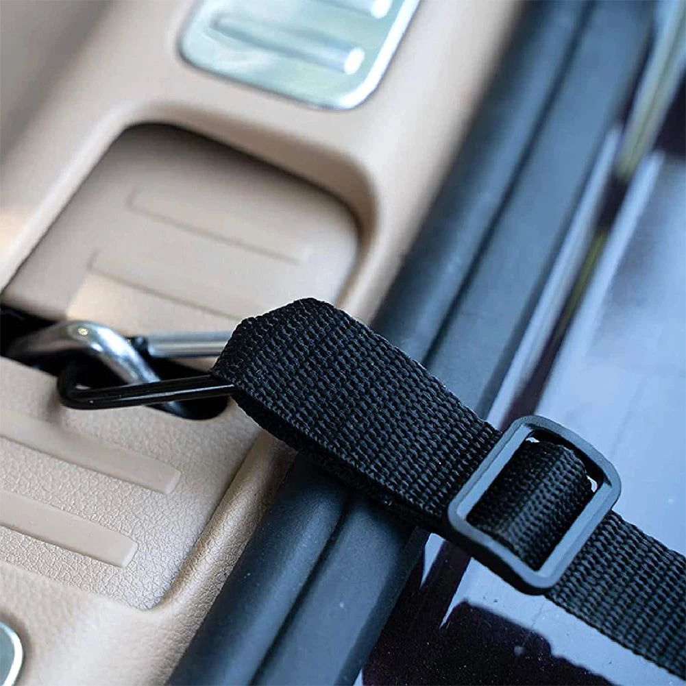 5 Steps Foldable Large Dog Step Car Dog Stairs Support Up To 150 Lbs Lightweight Portable Pet Ladder Ramp for Cars and SUV Truck