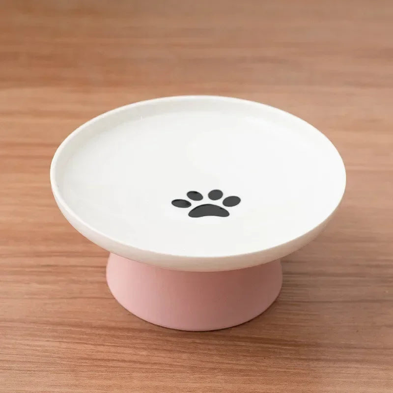 Cat Bowl Ceramic Pet Bowls Cat Dog Bowl Dish Pet Food Plate Kitten Water Dish Feeder  Dog Bowl Feeder for Cats Pet Accessories