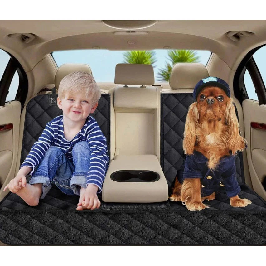 Universal Car Back Seat Cover For Dog Cat Waterproof Auto SUV Truck Rear Seat Protector Mat Nonslip Safety Carry Pet  Outing