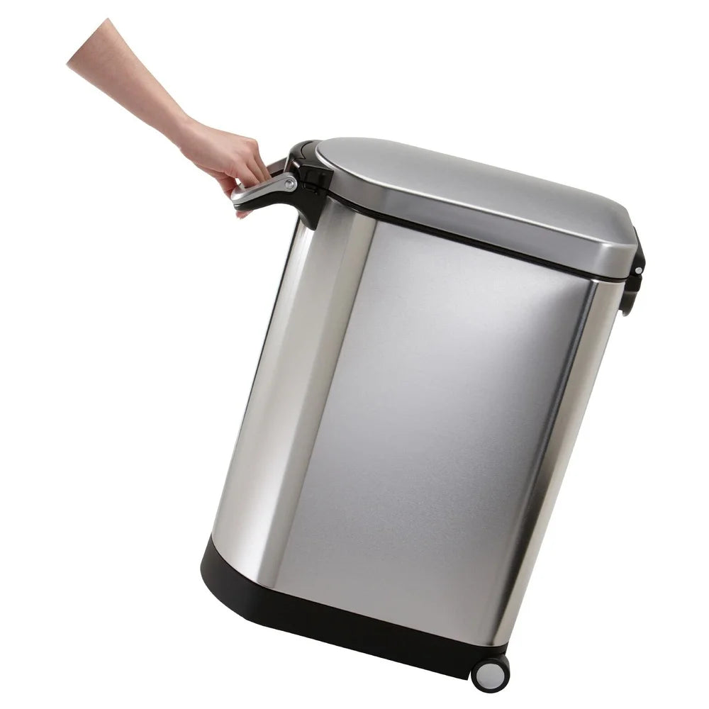 30 Liter Pet Food Storage Container Airtight Seal Magnetic Scoop Dog Cat Bird Feed Bulk Storage Ergonomic Handle Pet-Proof