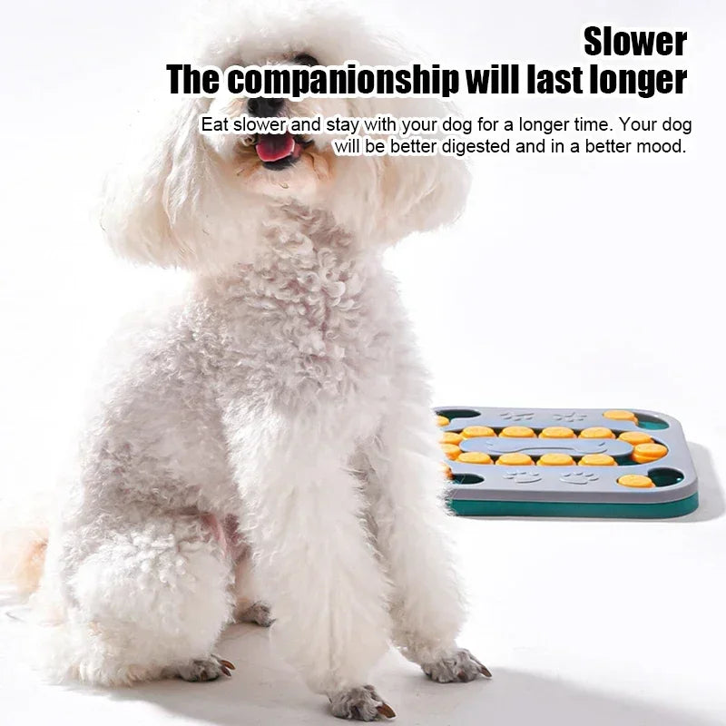 Dog Puzzle Toys Puppy Puzzle Toy Slow Feeder Food Dispenser Interactive Pet Toy For IQ Training Mental Enrichment Large Smart