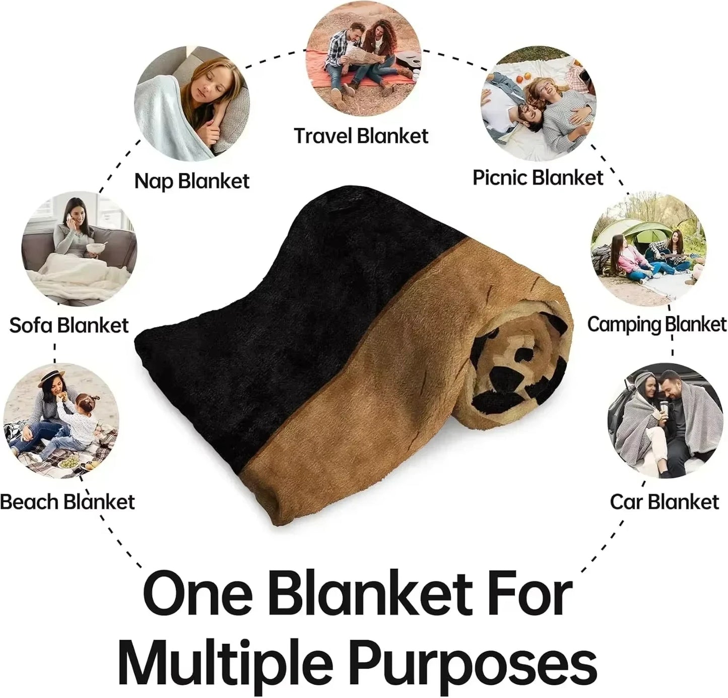 1PC Lovely Corgi Throw Thin Blanket Gifts for family friends Couch Bed Car Home Camping For animals Dogs Lovers all season use