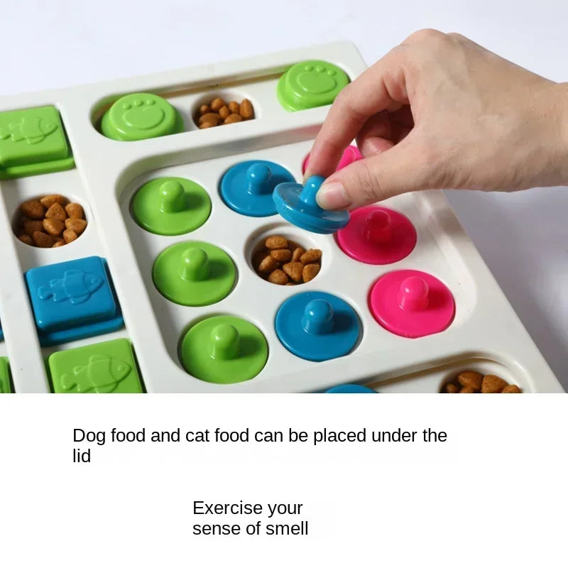 Dog Puzzle Toys Slow Feeder Interactive Increase Puppy Food Dispenser Slowly Eating NonSlip Bowl Pet Cat Dogs Training Game