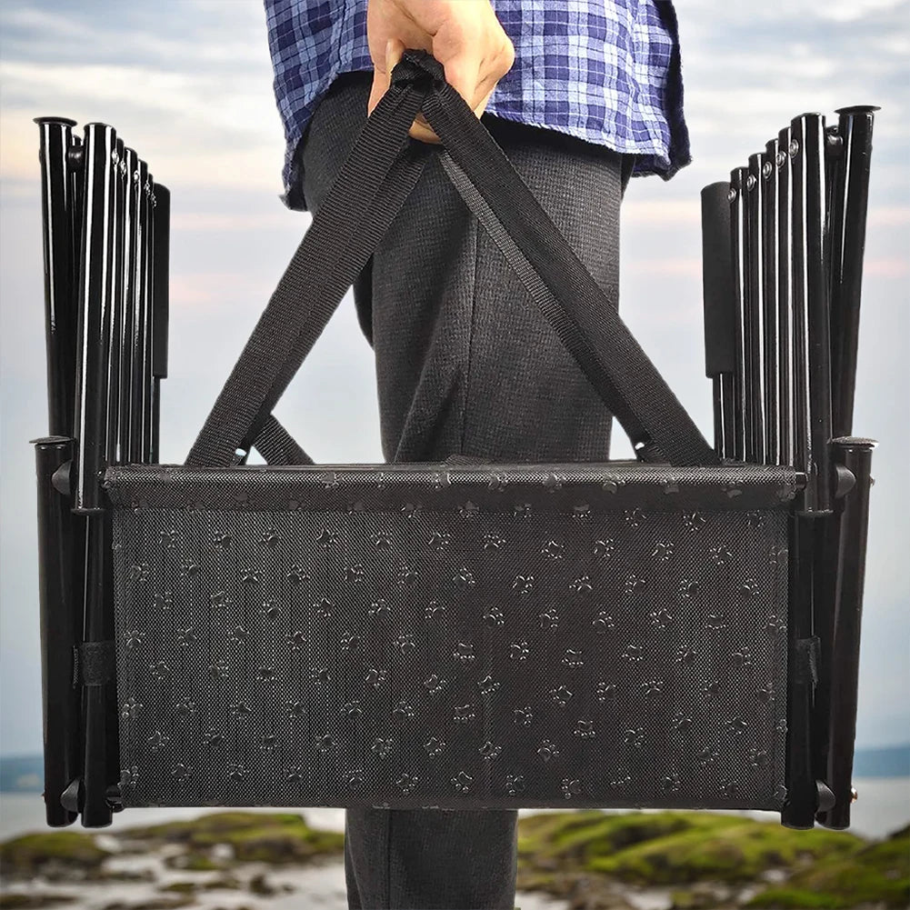 5 Steps Dog Ramp Ladder with Nonslip Surface Foldable Large Dog Step Lightweight Portable Pet Ladder Ramp for Cars and SUV Truck