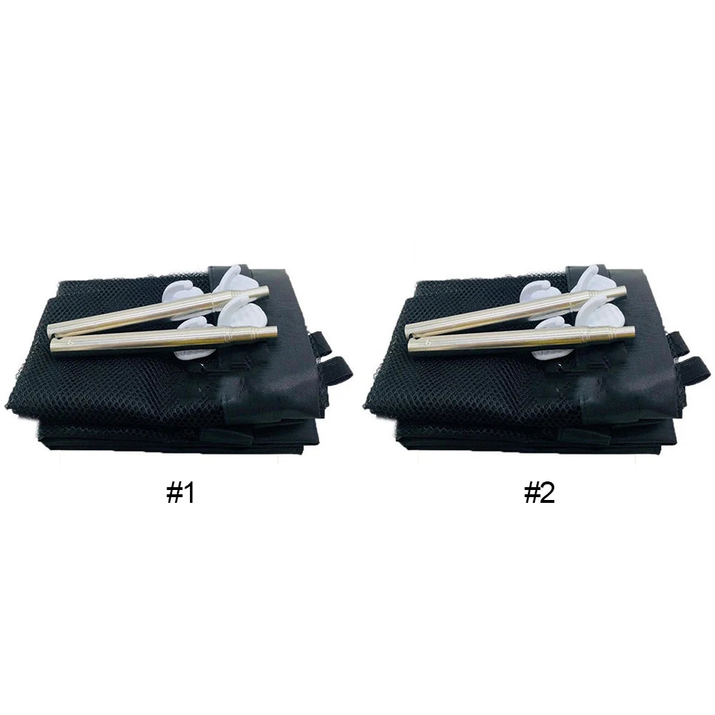 Dog Gate Portable Folding Mesh Gate Pets and Child Safety Gates Pet Barrier Fences for Stairs Doorways Hallways Indoor Outdoor