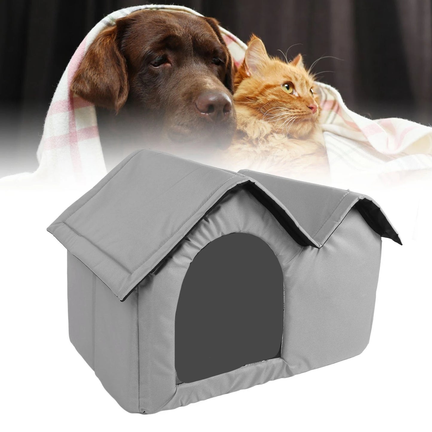 Cat Cooling House Long Lasting Cooling Oxford Cloth Bite Resistant  Pet Cooling House for Cat Dog Cat Ice Cooling House