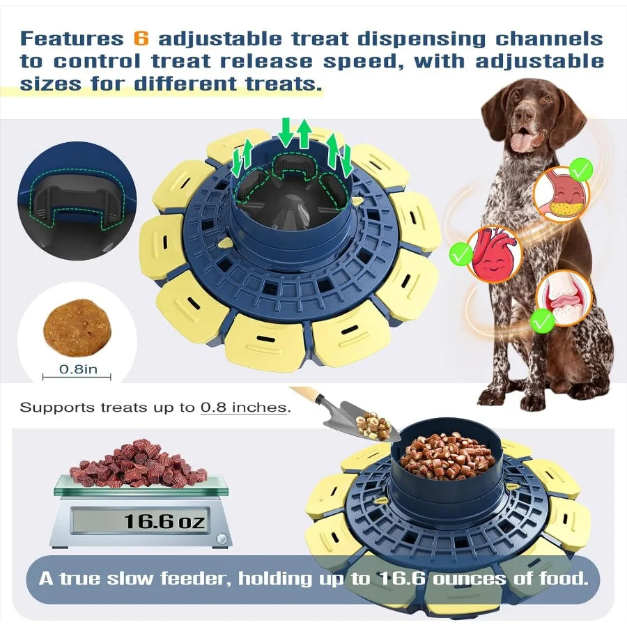 3 Levels of Challenge Large Size Advanced Dog Puzzle Toy PawActivated Puzzles Feeder for Smart Small Medium L