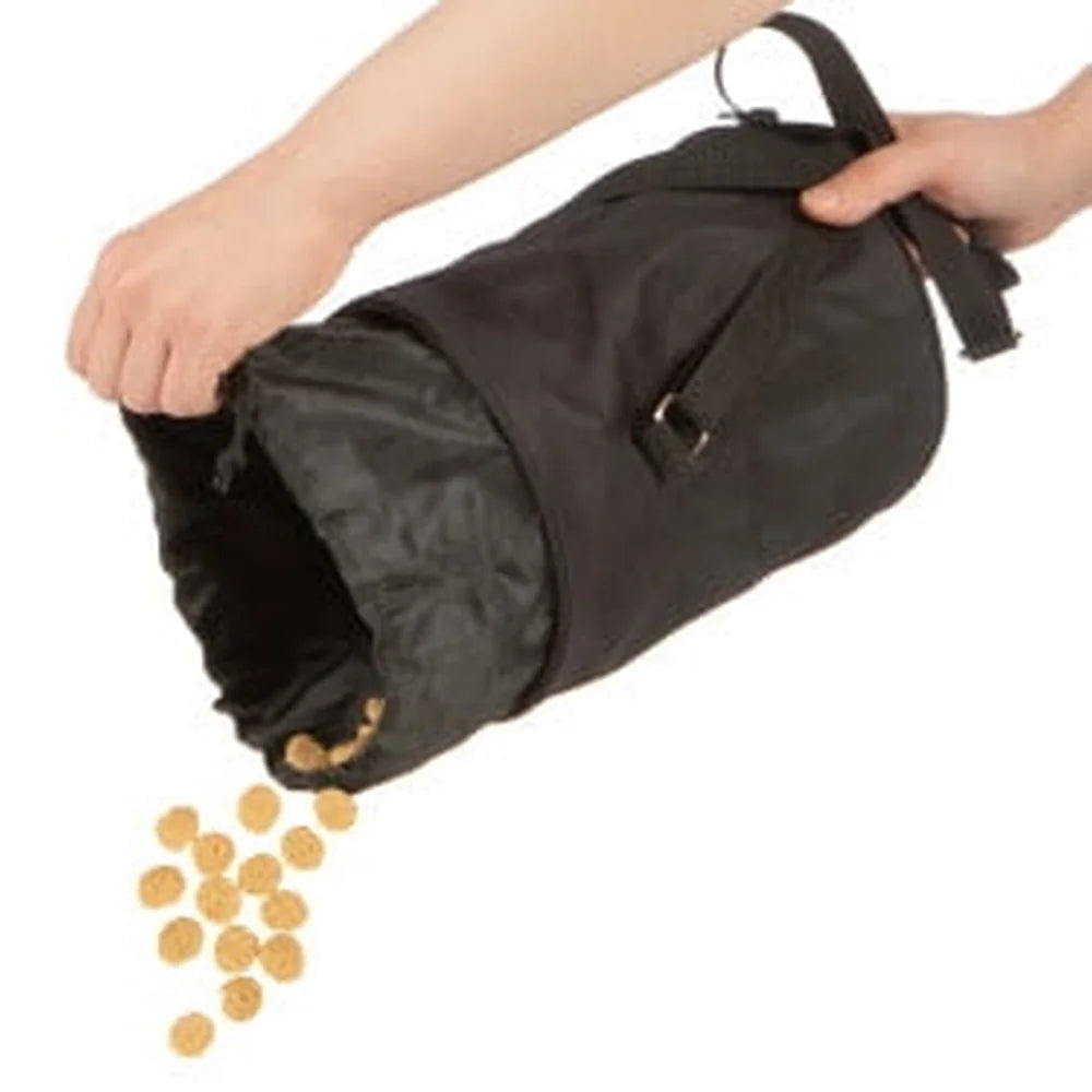 Portable Pet Food Storage Bag with Zip-off Bowl Adjustable Strap Dogs and Cats Holds Dry Kibble and Water 12 Cups