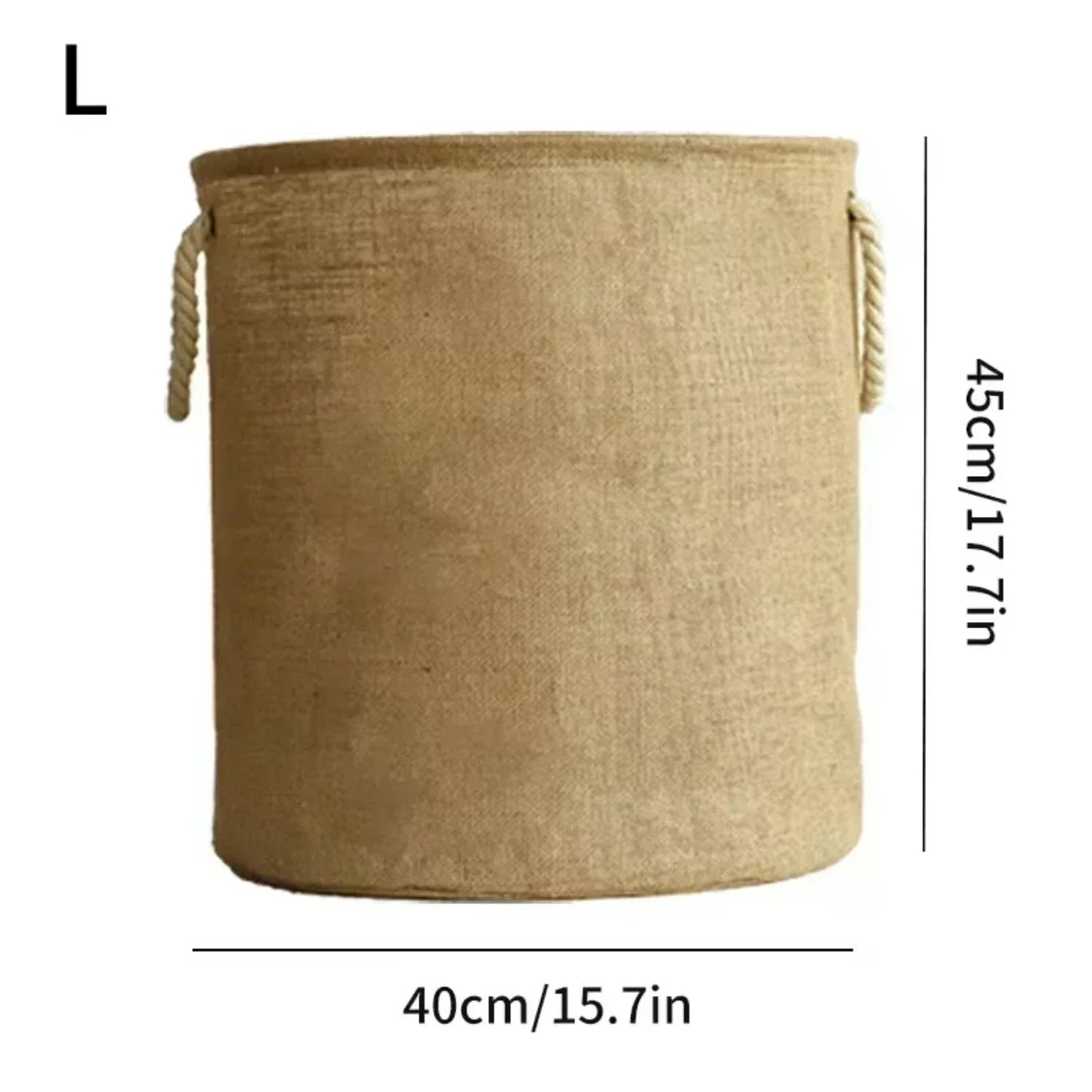 Tidy Tails Tote – Foldable Pet Storage Basket Foldable basket with handles, cotton linentoy storage basket