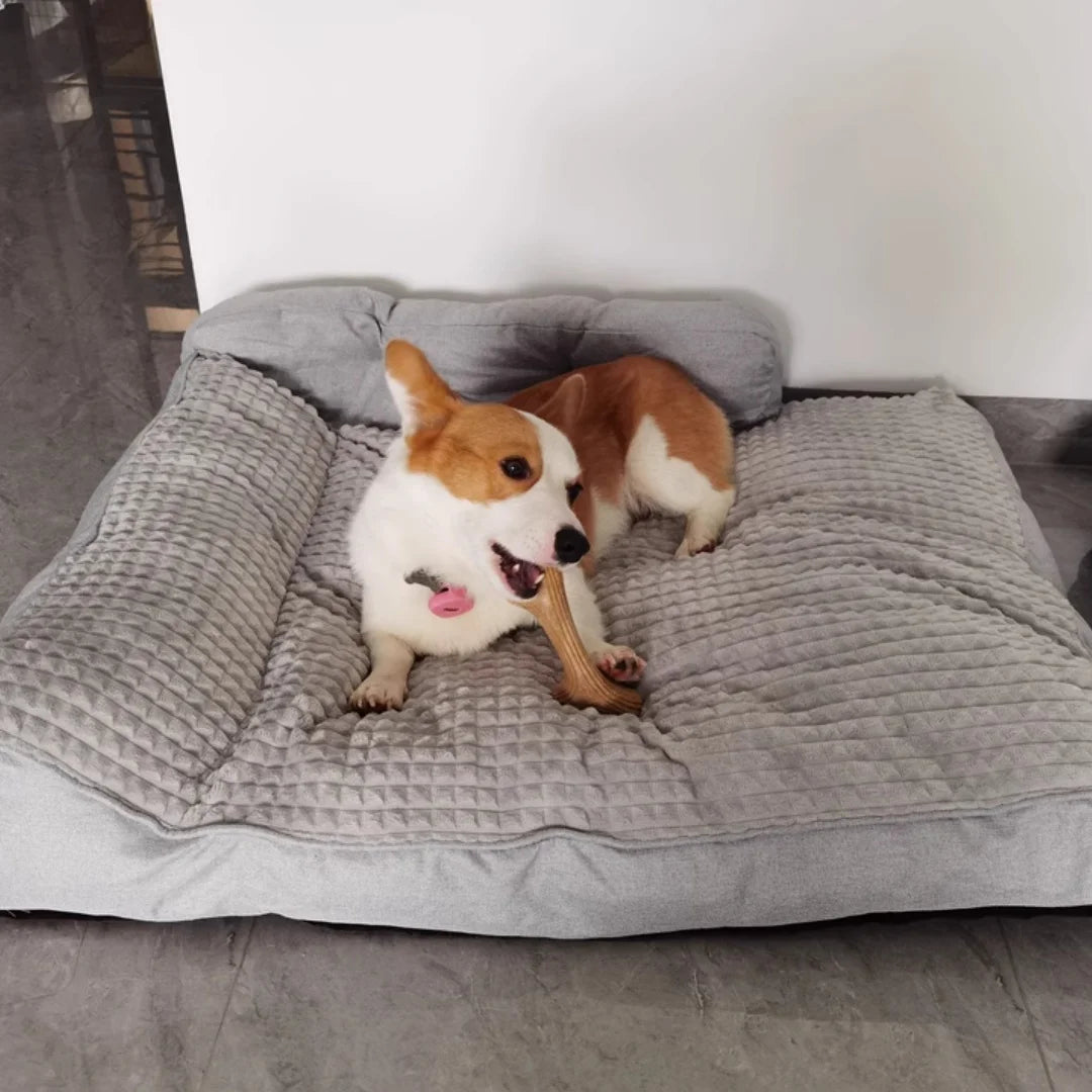 47.2x35.4inchLarge Dog Winter Warm Bed Extra Large Deep Sleep for Big Breeds, Universal for Small Medium Large Dogs Soft Pet Mat