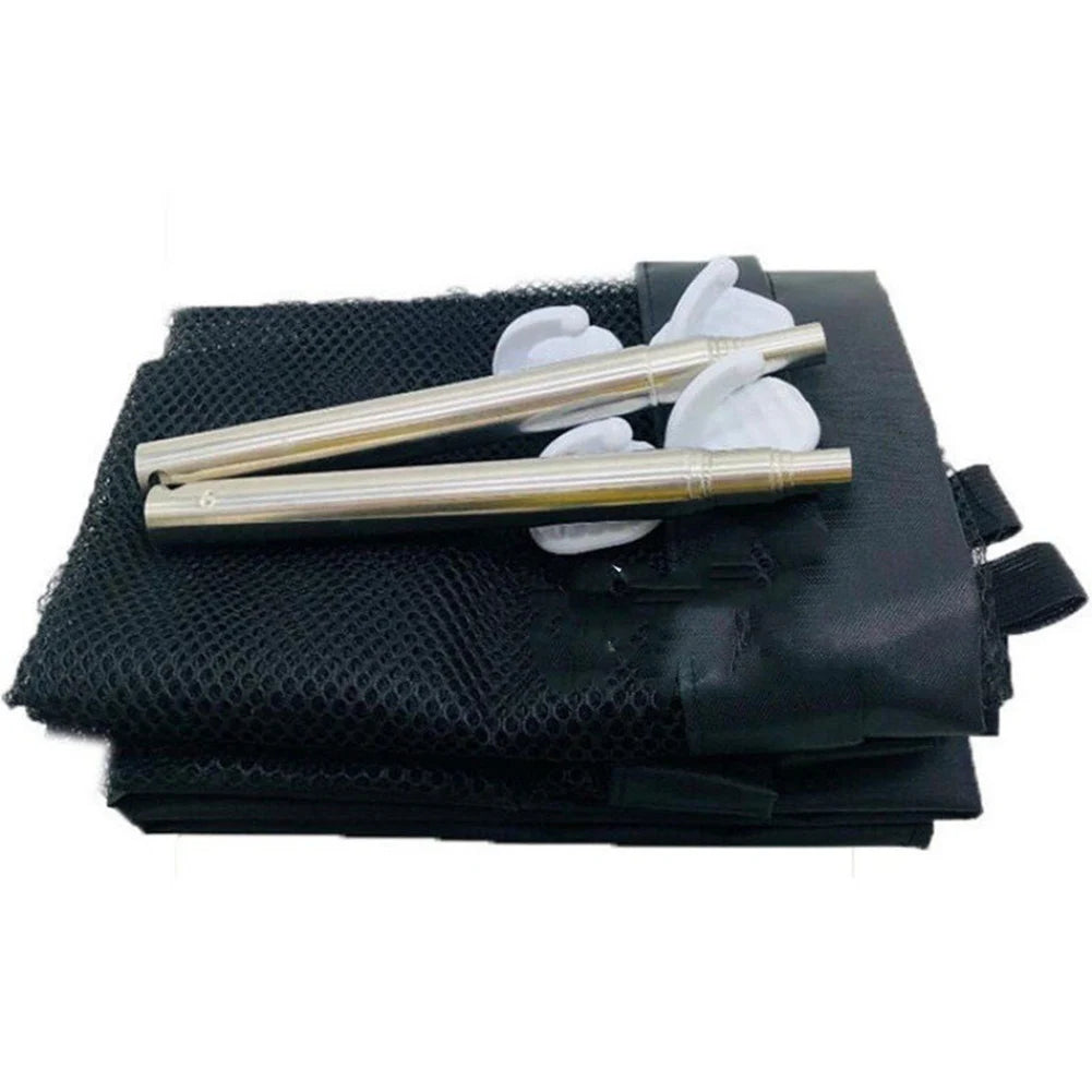 Pet Gate Folding Breathable Mesh Pets and Child Safety Gates Pet Barrier Fences for Stairs Doorways Hallways Indoor Outdoor